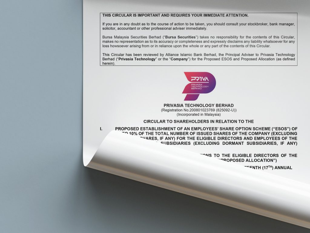 PRIVASIA-Technology-17th-AGM-Circular-To-Shareholders-Proposed-ESOS-2025
